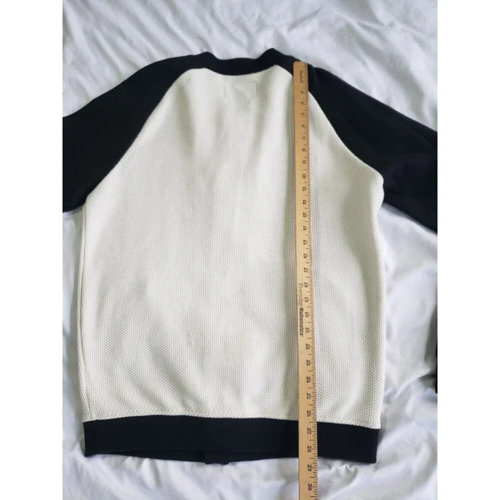 Scotch & Soda Black and White Bomber Jacket - Picture 12 of 14